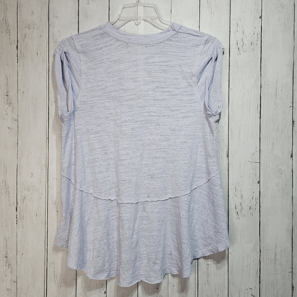 We The Free People Women's Sweetness Light Purple Knit Shirt Size Small. - Picture 9 of 9